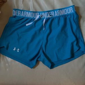 Under Armour blue active shorts